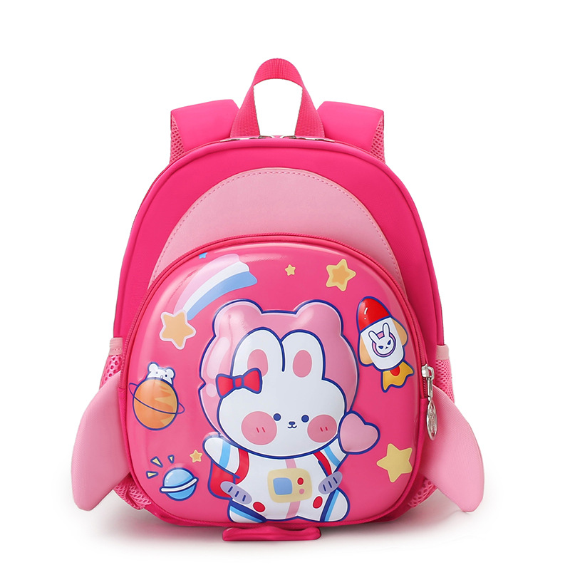 2023 New Cartoon Boys and Girls Shell Schoolbag Kindergarten Wholesale Anti-Lost Baby Backpack Printed Logo