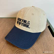 BRKYNL&NEWYORK韩版英文刺绣棒球帽男女同款时尚百搭显脸小鸭舌帽