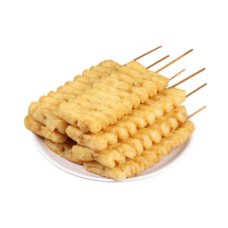 麻辣烫豆腐串 火锅豆腐串 兰花串水煮豆腐串 约20串/包烧烤食材