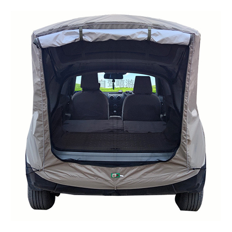 户外汽车车尾帐篷房suv车尾延伸帐篷房屋防蚊后备箱车边侧帐天幕