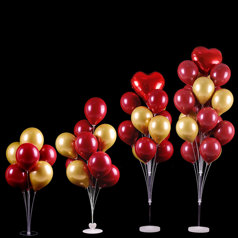气球立柱桌飘支架结婚房开业庆典生日派对用品落地飘路引装饰布置