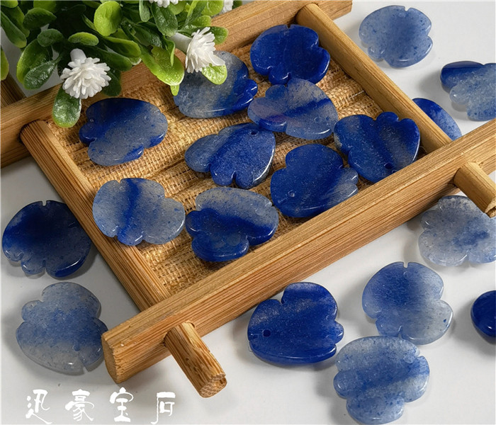 16x18天然薰衣草紫水晶花瓣 紫晶牡丹花瓣diy发簪配件