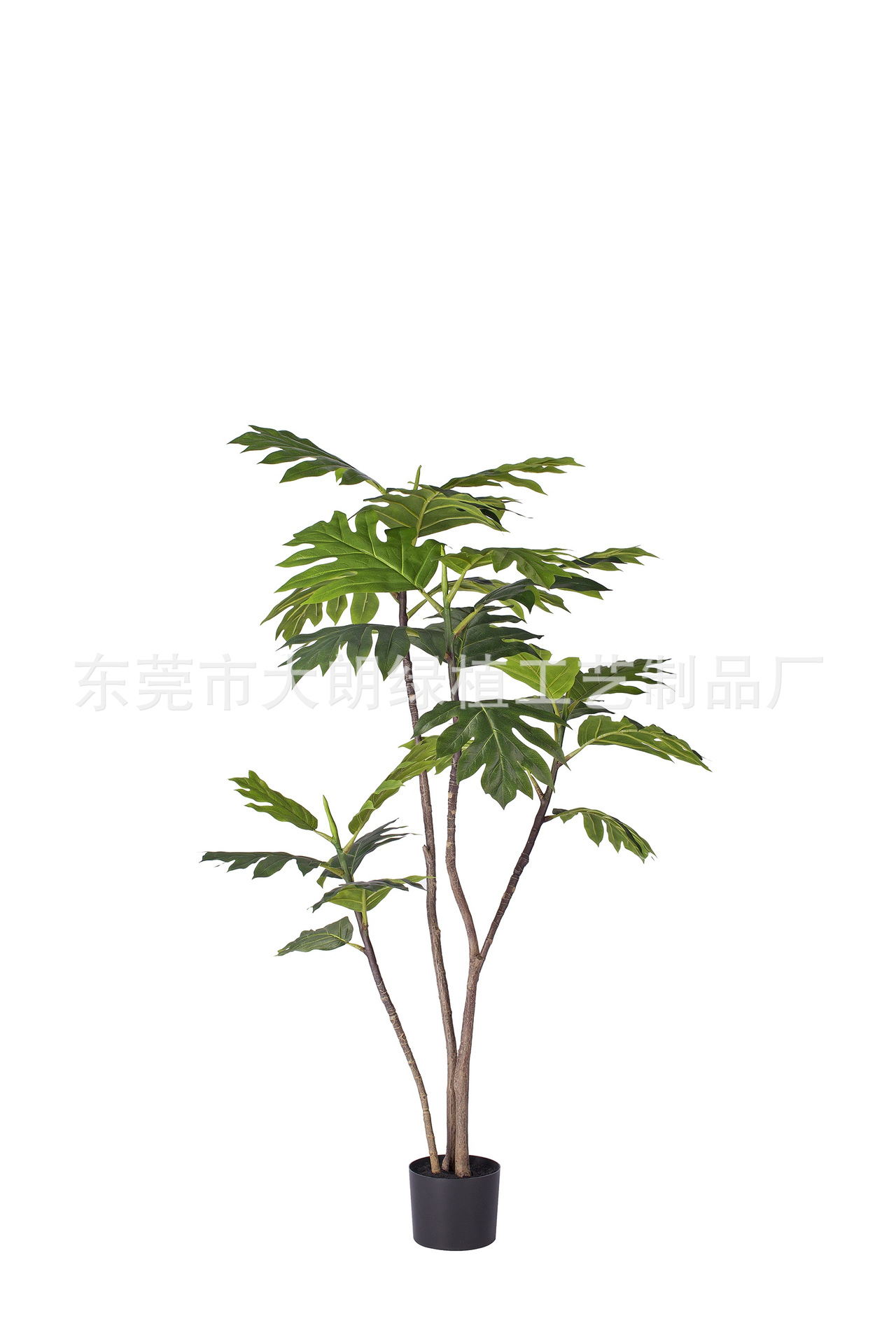 Nordic Internet Celebrity Simulation Green Plant Living Room Decoration Common Nandina Large Fake Green Plant Window Landscaping Simulation Plant