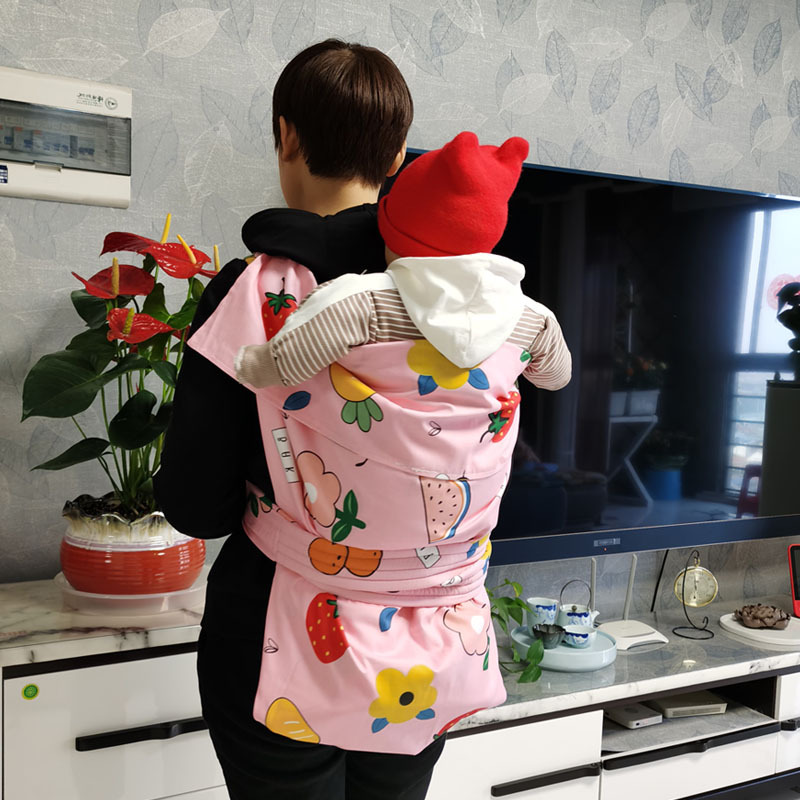 云南四川贵州春秋季婴幼儿棉布背带老式传统宝宝背布裙后背前抱式