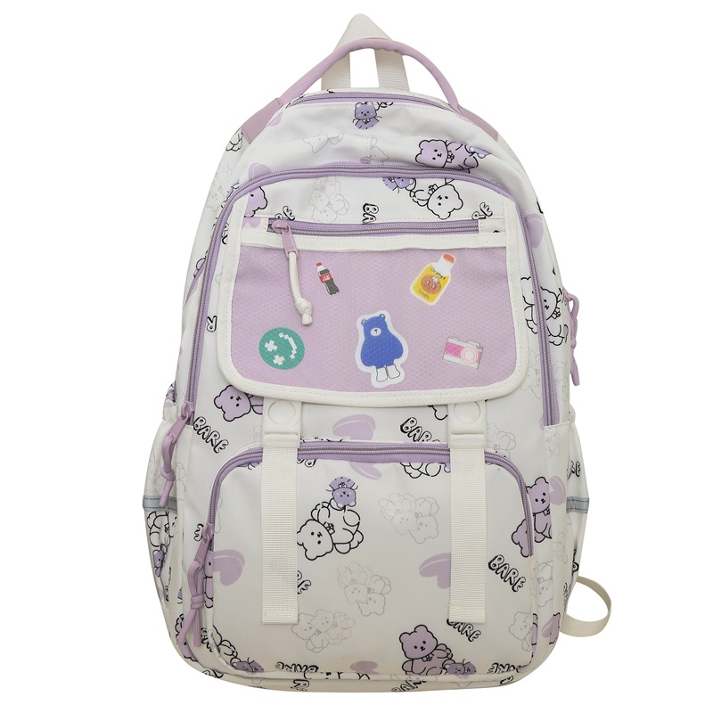 Large Capacity Schoolbag Girls Wild High School Students College Students' Backpack Good-looking Junior High School Children School Bag Wholesale