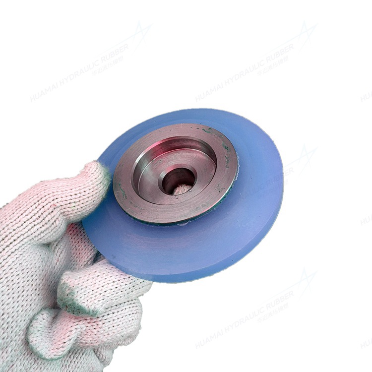 加工聚氨酯胶轮 承载辊轮挂胶 浇注pu铁芯包胶 免开模具抗撕裂