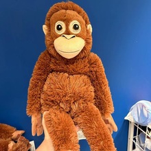 网红猴子公仔玩偶尤恩格斯库格粘扣长臂猩猩毛绒玩具儿童布娃娃