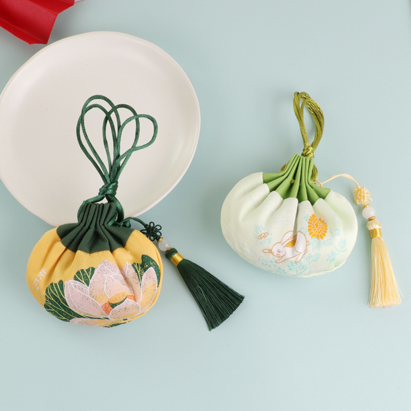 端午节香包锦缎织绣香囊空袋随身驱蚊艾草平安祈福袋礼品可加logo