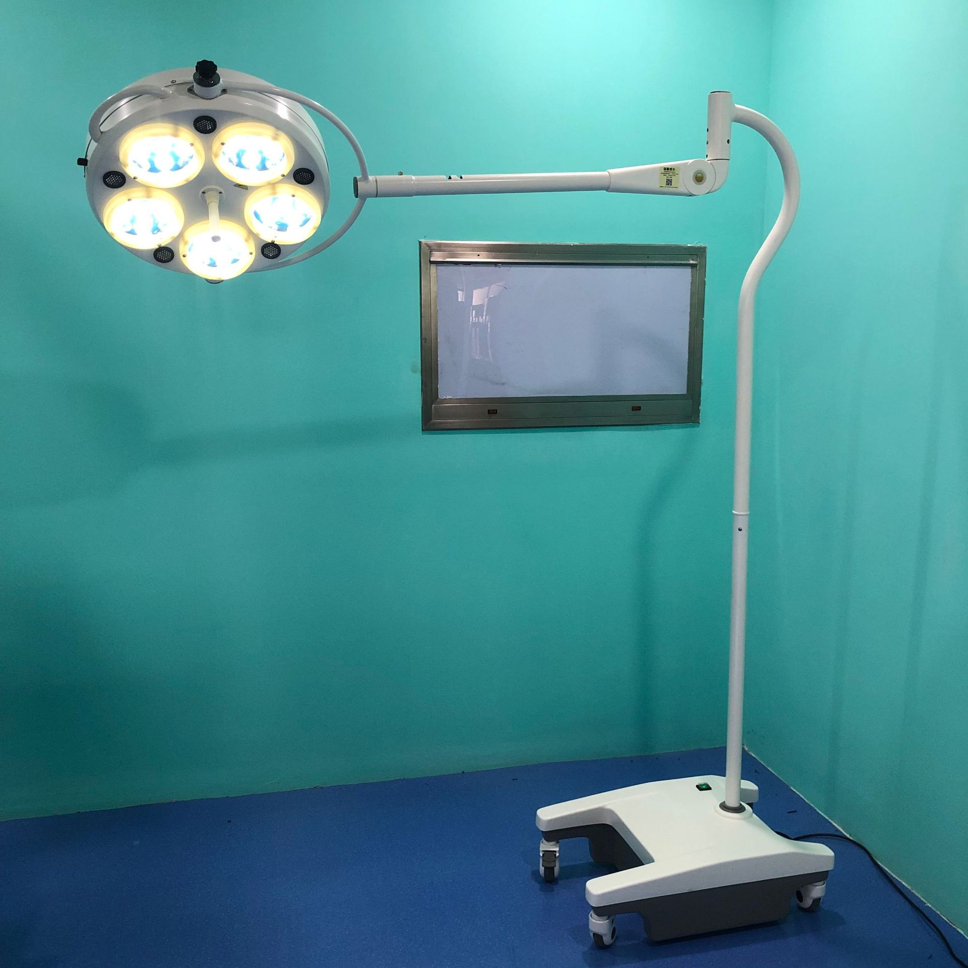 医院led检查灯整体反射手术无影灯立式移动无影灯医用冷光单孔06450