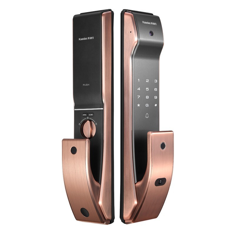 凯迪仕(kaadas) k9-v可视猫眼智能锁指纹锁家用防盗门锁 全自动