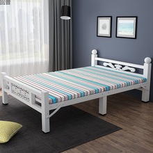H折叠床单人床家用午休床简易床木板床便携陪护木床出租屋双人床