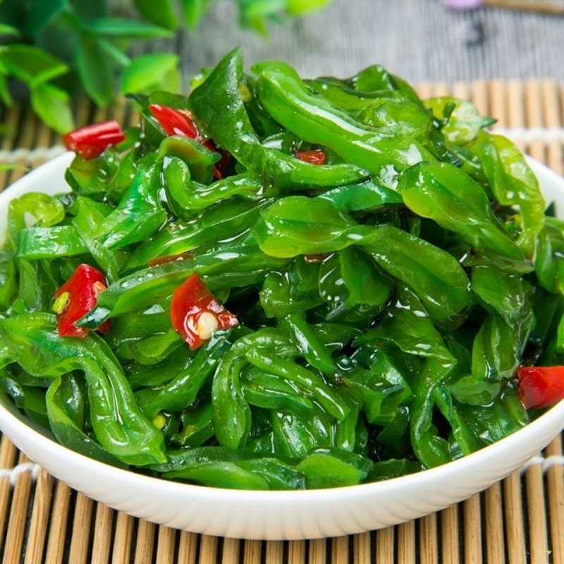 海白菜咸菜香辣裙带菜梗片开袋即食下饭菜开胃菜独立包装酱菜代发