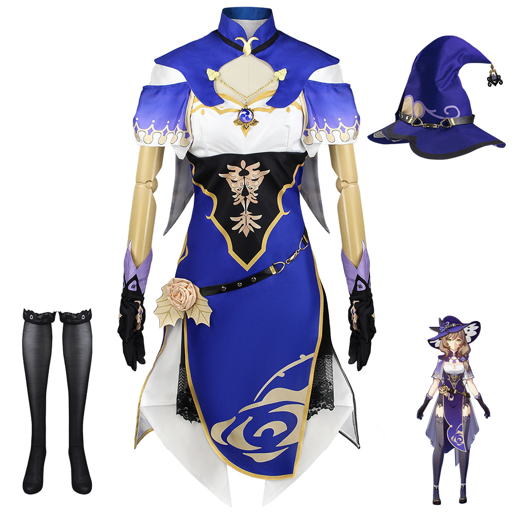 原神丽莎cos服蔷薇魔女游戏套装少女cospaly动漫服装现货-阿里巴巴