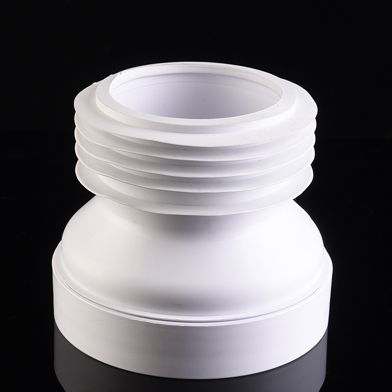 厂销pvc马桶连接移位管 坐厕坐便器移位器 座便器马桶配件排污管