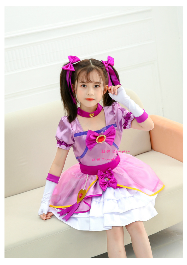 小伶魔法世界2小玲的衣服同款儿童cos服小魔仙欧若拉公主变身裙子