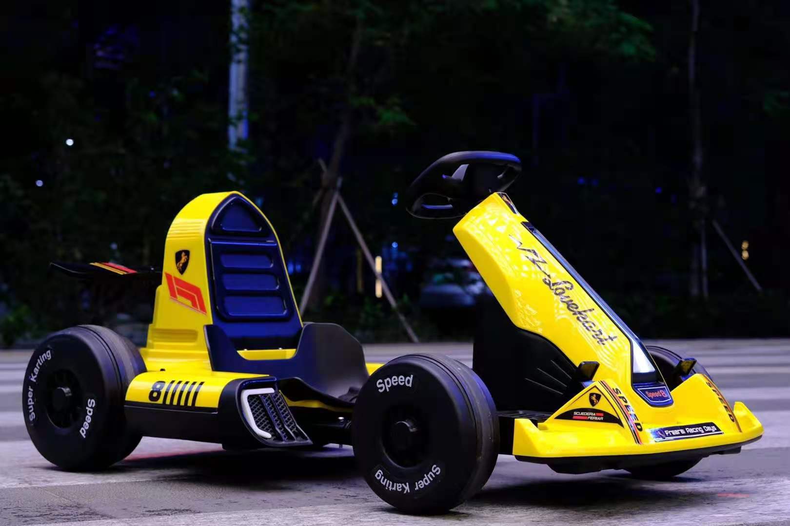 贝多奇漂移车儿童电动卡丁车男生女宝宝充电小孩玩具童车可坐成人