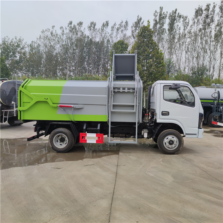 5吨侧挂桶垃圾车