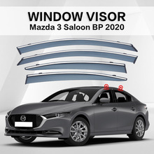 适用于马自达3车窗晴雨挡后视镜雨眉 MAZDA 3 Axela Window visor
