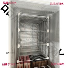 冰柜内部置物架冰淇淋分格栏雪糕加密铁丝网分类隔断板岛柜整理