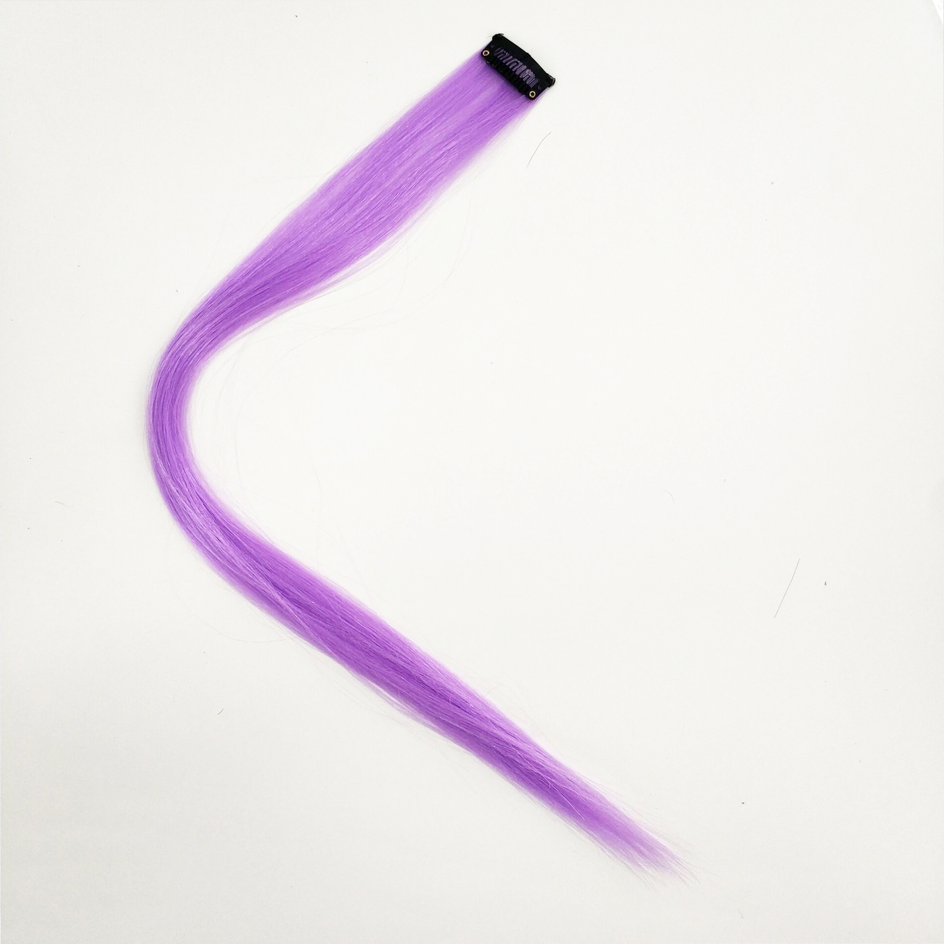 化纤假发彩色发条 时尚彩色荧光发片 夜光挂耳染假发 wig piece