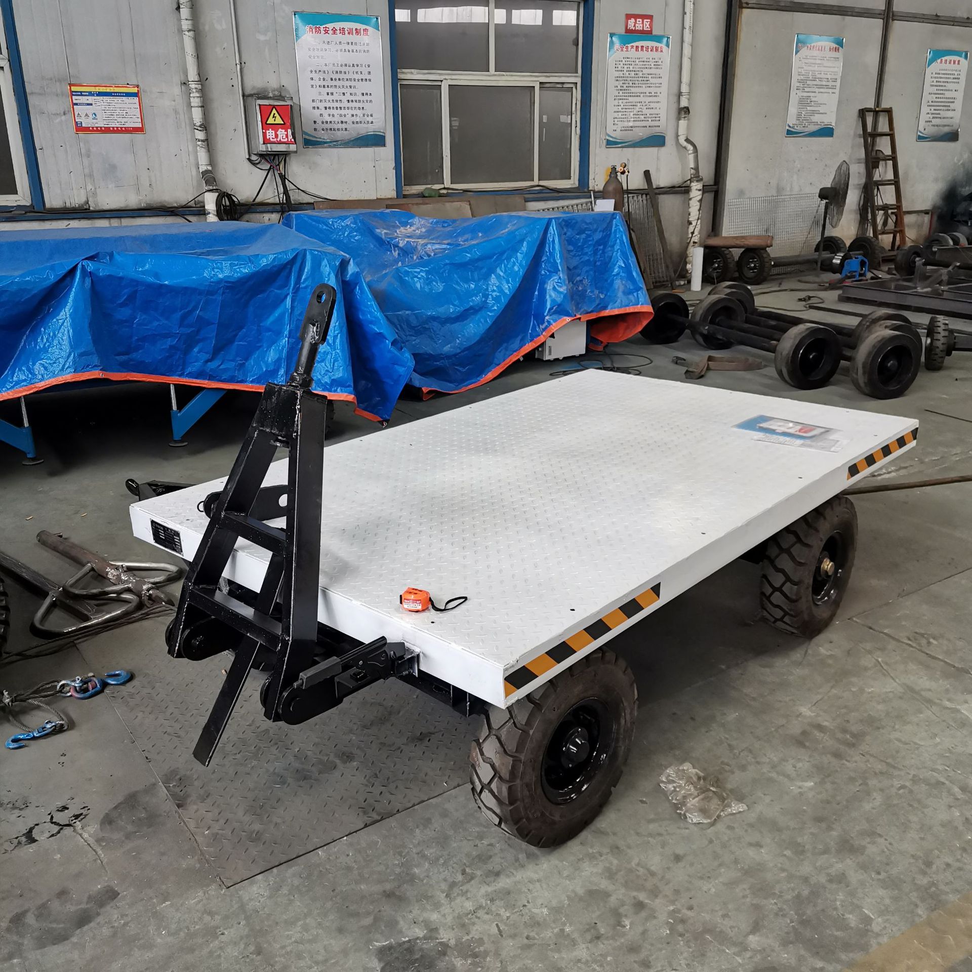 厂家2吨发电组转运拖车 移动式工具车 厂区机械设备搬运拖车