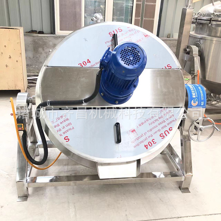 推荐动物油炼油设备 好用的多功能夹层锅猪油炼油机 牛肉汤熬制锅