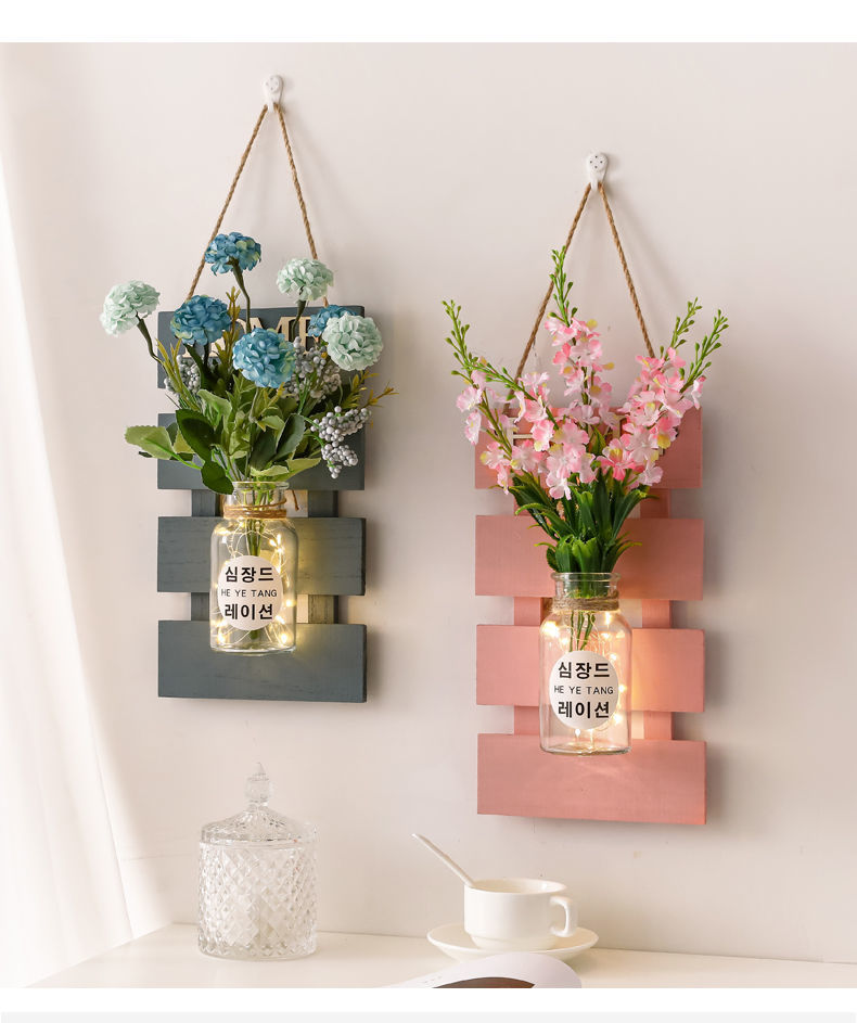 墙上装饰品小挂件ins植物花卧室房间墙壁挂画客厅挂墙装饰品