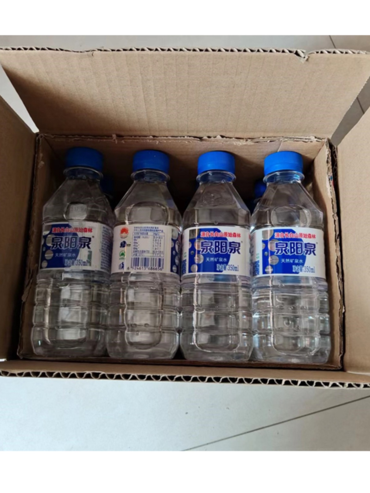 矿泉水350m会议装吉林长白山天然弱碱性饮用水24瓶整箱包邮-阿里巴巴