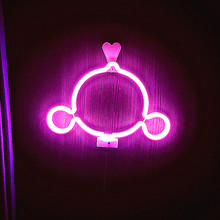 魔力精灵霓虹灯商场酒吧派对活动节日装饰氛围灯猴子led造型灯