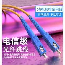 sc-sc光纤跳线3米单模电信级光纤线FC/SC/ST/LC尾纤5G机房延长线