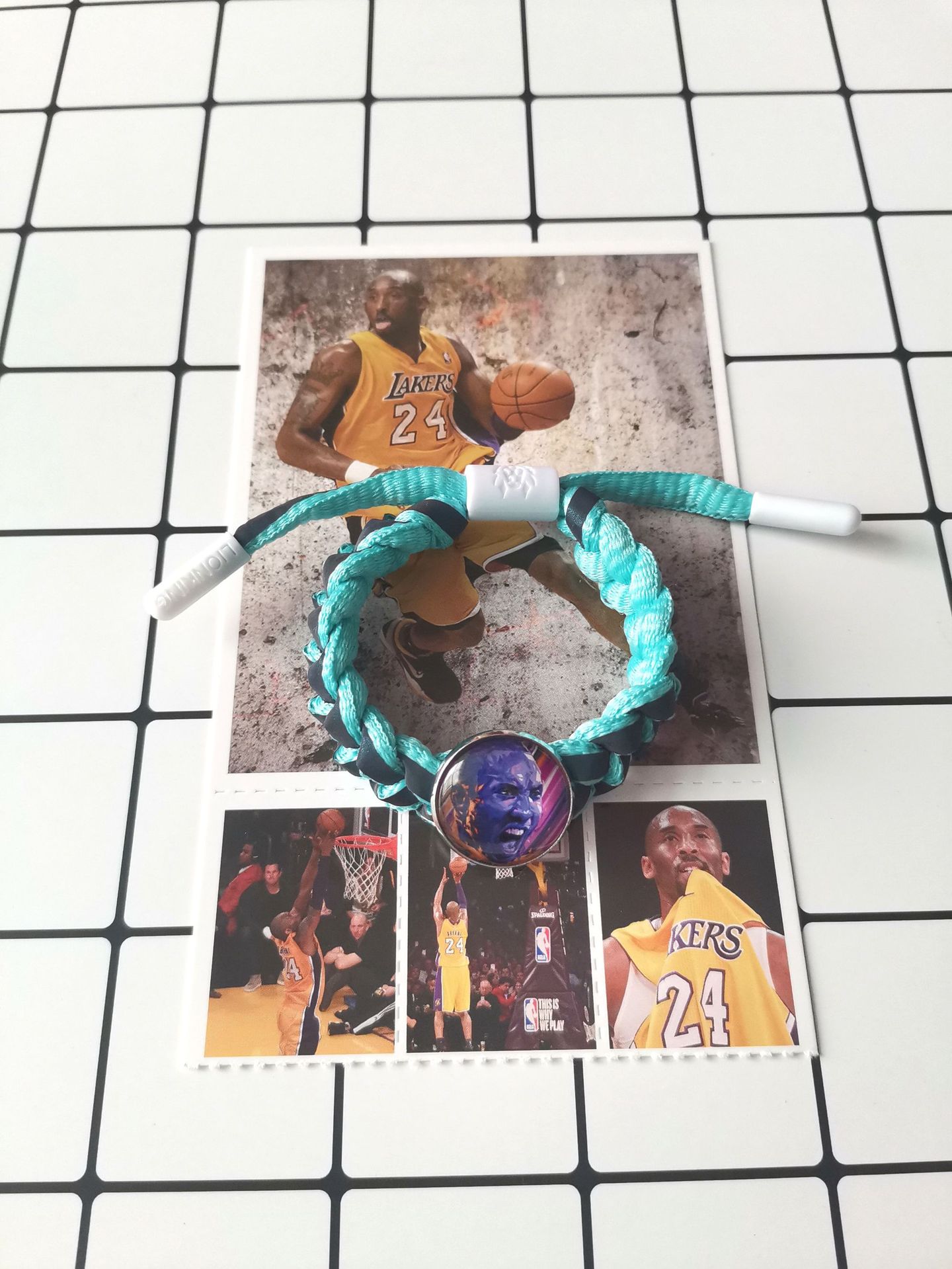 小狮子nba球星篮球科比詹姆欧文明星反光手腕带手环手绳手链周边