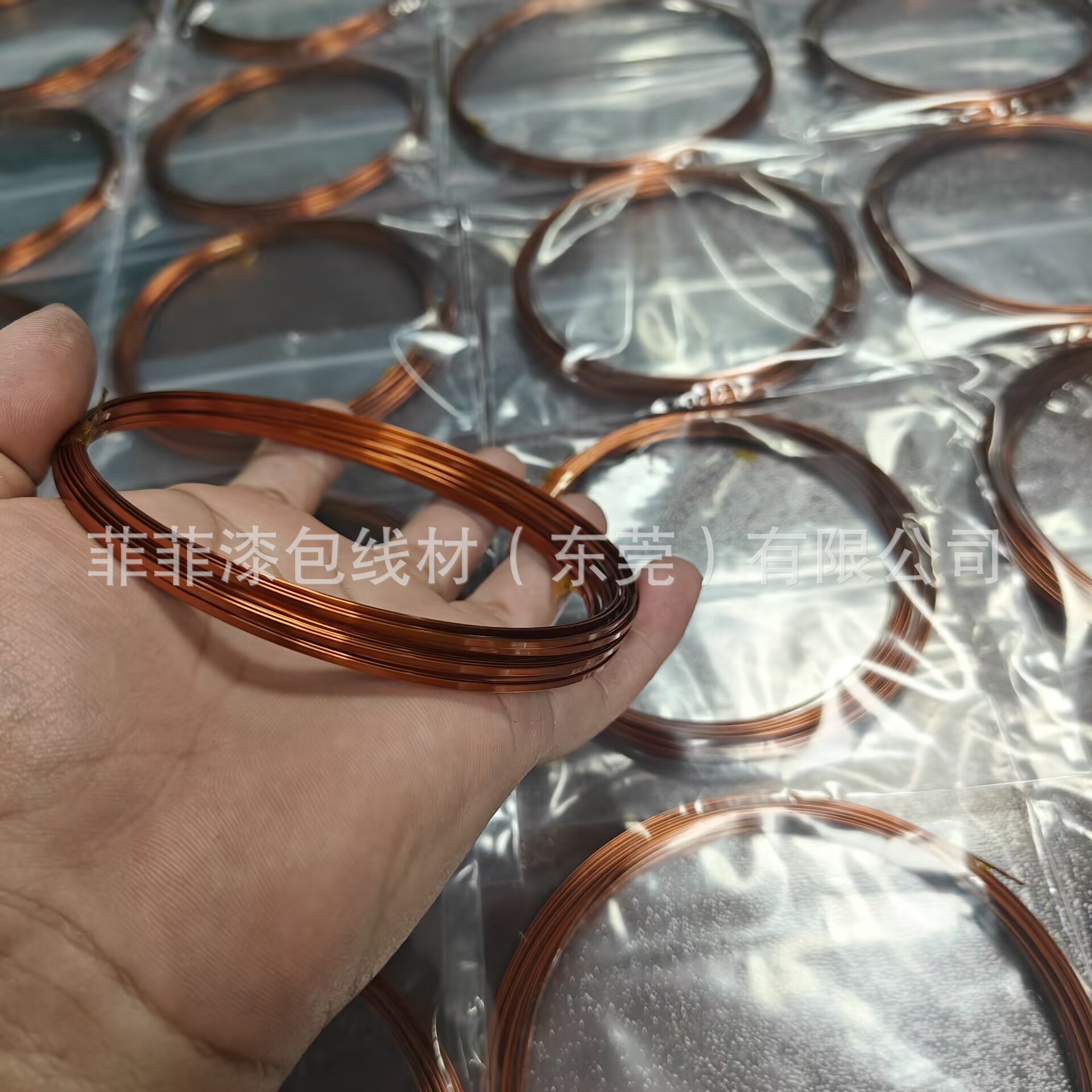 aiw漆包扁铜线微细扁线高压高温漆包扁平线 小型微细纯铜漆包扁线