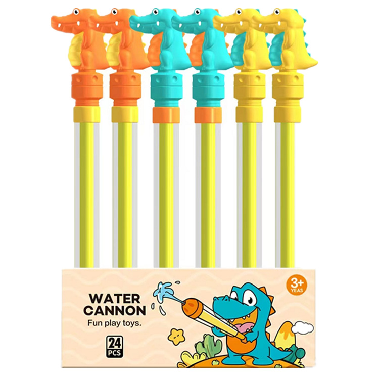 cross-border pull-out dinosaur water gun children‘s summer drifting water pistol water beach water gun toy water pump wholesale