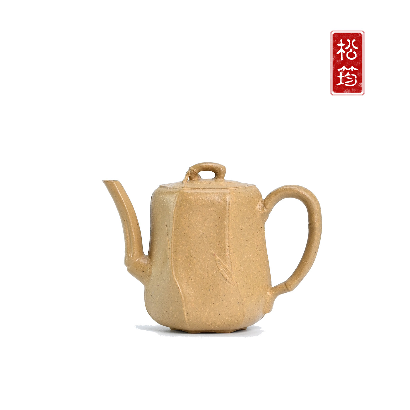 原矿段泥纯手工六方炫竹薄胎小品自用宜兴紫砂壶功夫泡茶壶65ML