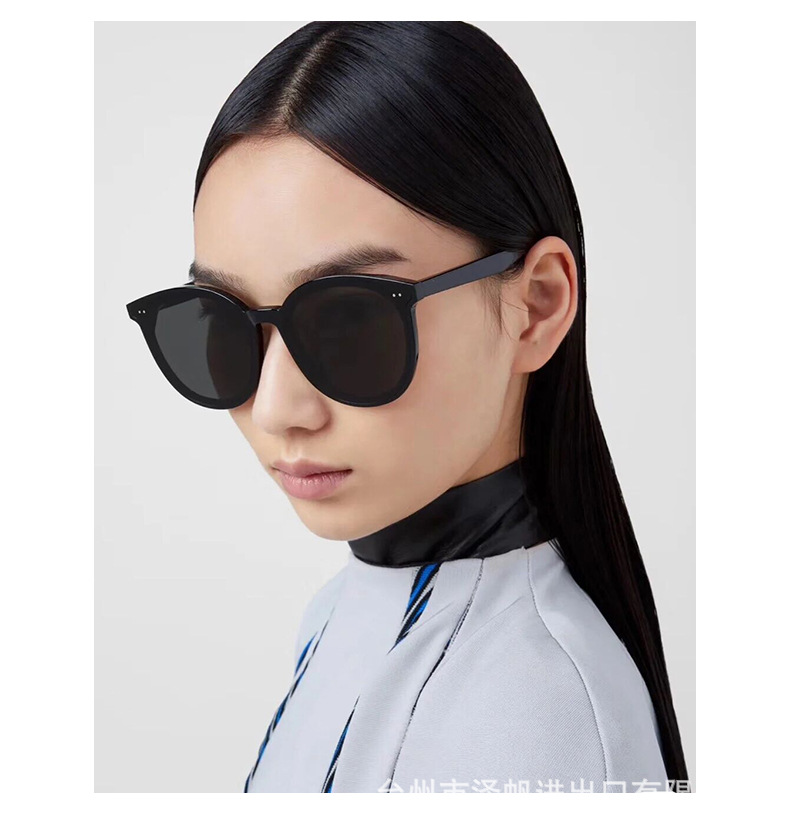 solo高质量gm2020新款大框新款时尚圆框圆脸复古框架欧美时尚墨镜