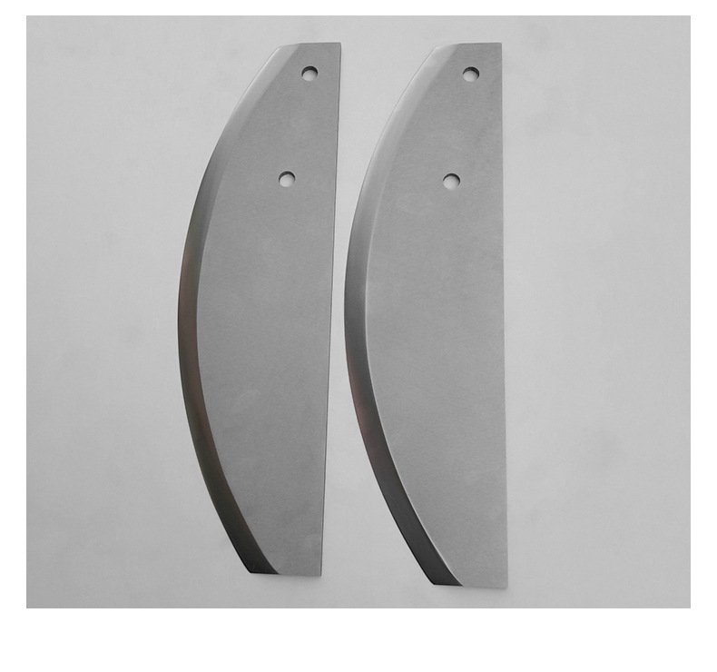 不锈钢食品刀弧形刀片长期销售食品机械刀片金属机械非涂层刀片
