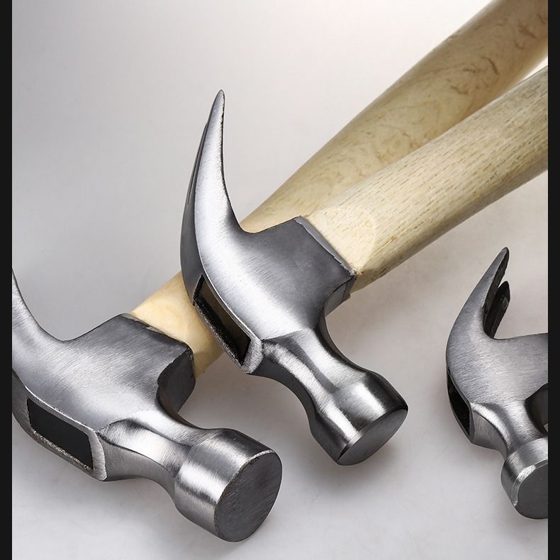 羊角锤木工高碳钢圆头锤八角锤家用榔头铁锤子起钉锤拔钉锤敲击锤