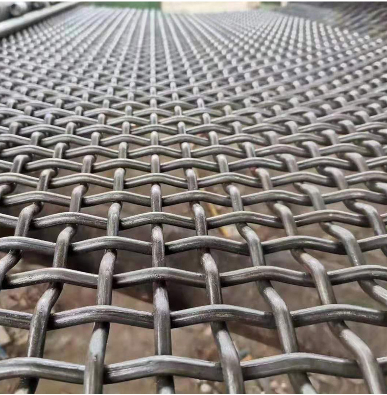 锰钢筛网定制各类筛网矿山机械配件编织机械筛网