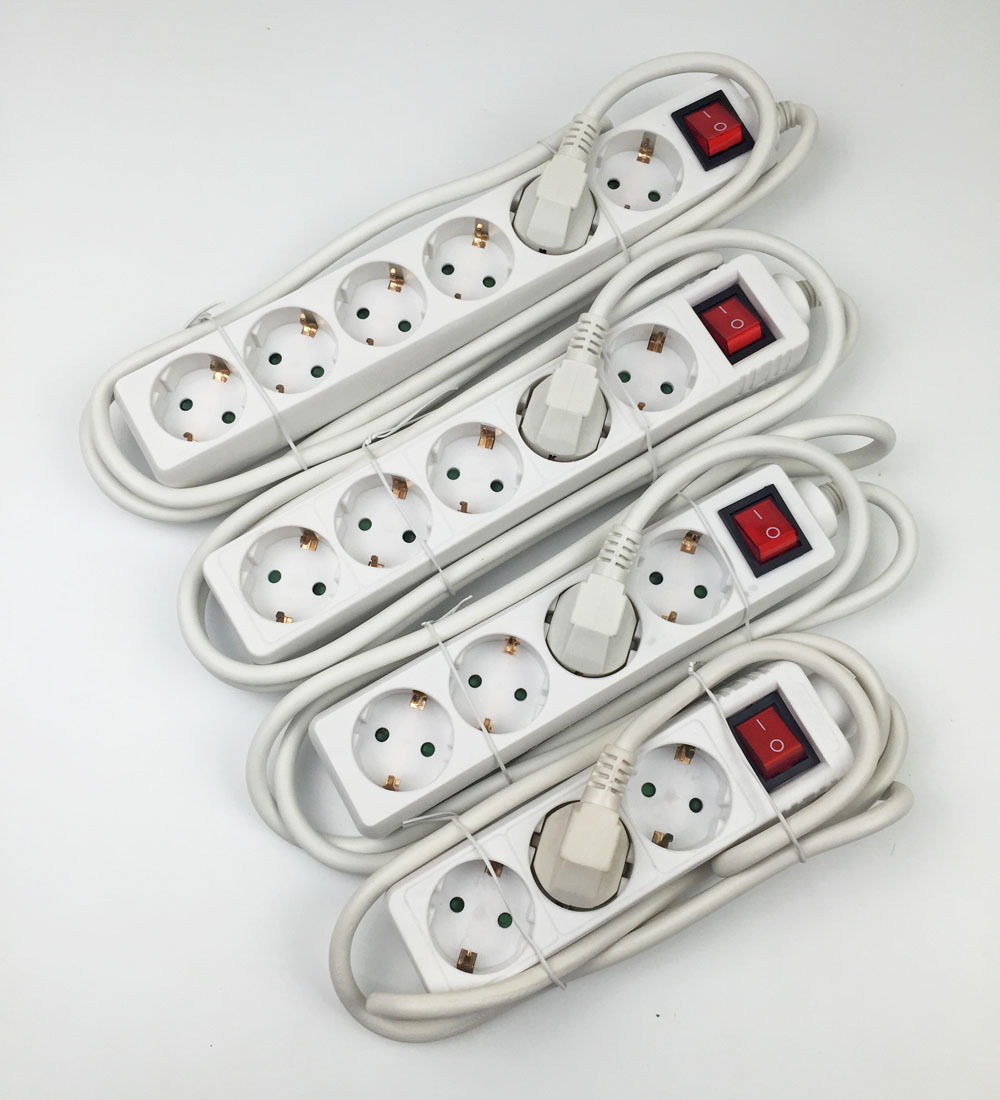 3米5米定制 欧式德式电源插座 欧规德标拖线板排插俄罗斯韩国插座