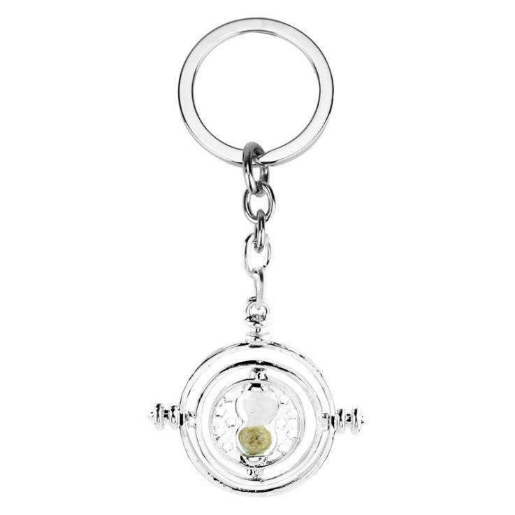 Cross-Border Harry Potter Movie Harry Potter Time Time Converter Hourglass Necklace Keychain