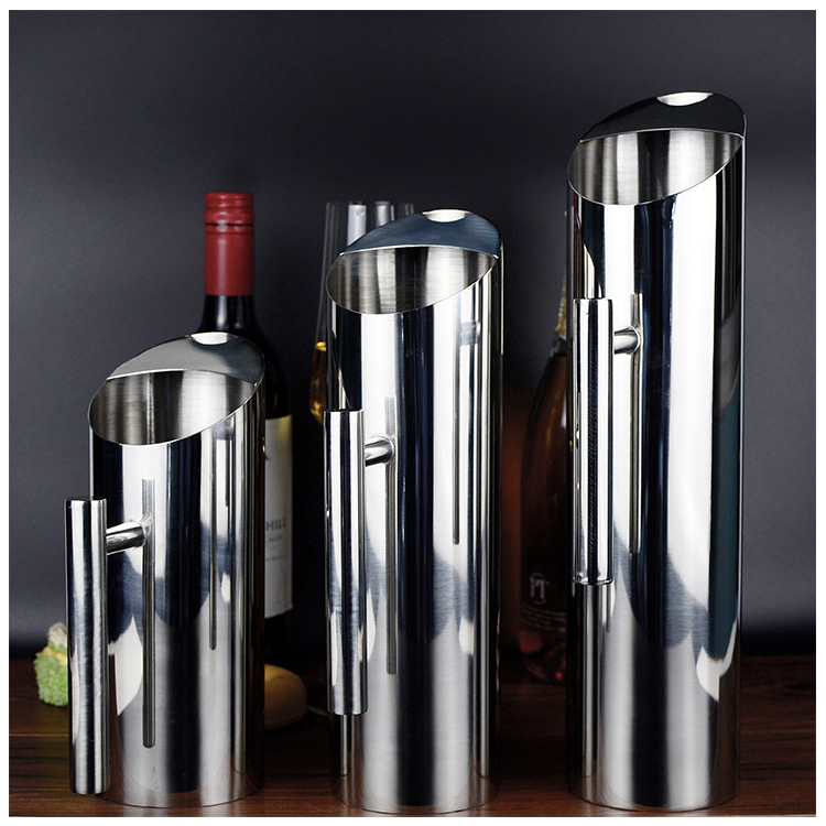 不锈钢扎壶 果扎壶 水扎壶 冷水壶 ktv直身扎壶酒吧 隔冰壶饮料