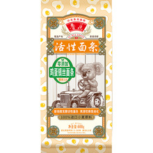 鲁花经典（考拉系列）六艺活性鸡蛋银丝挂面600g 挂面营养早餐面