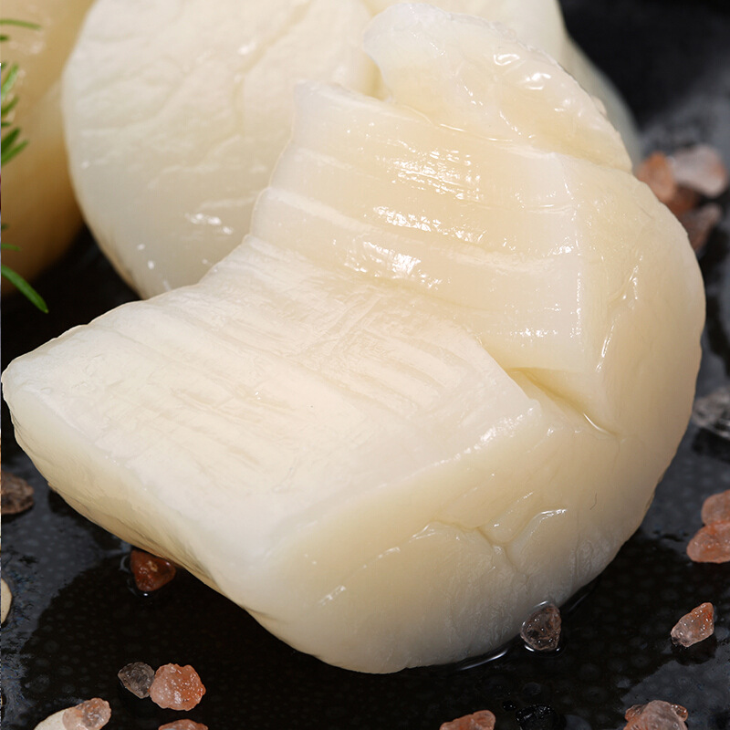 帆立贝柱m 刺身烧烤带子 大扇贝肉 1kg带子肉 日餐海鲜食材