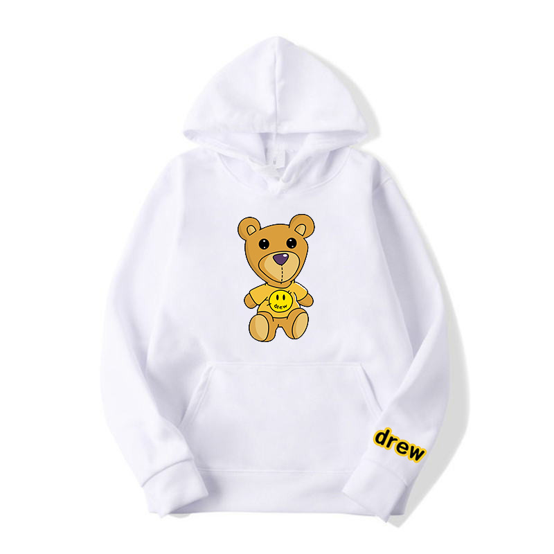 drew house连帽衫 贾斯汀比伯同款街头休闲drew house小熊卫衣