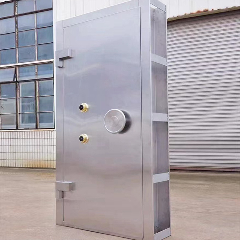 移动金库门带锁 家用密室门 不锈钢金库门 单双扇金库门 及时发货