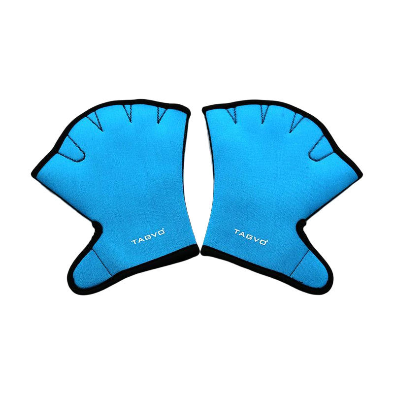 批发潜水料手蹼潜水用品儿童成人提速助泳全掌手蹼鸭游泳训练手套