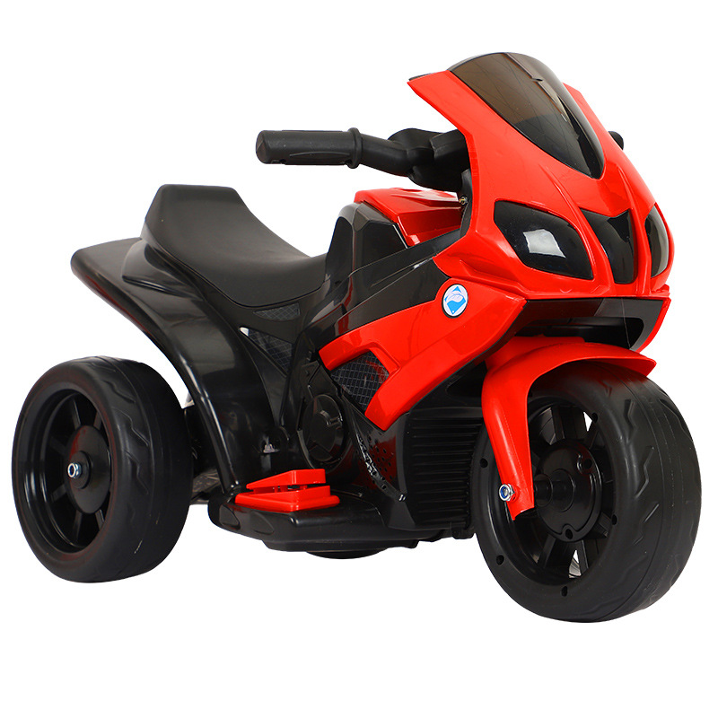 Children's Electric Motor Children's Self-Driving Toy Car Can Sit Baby Three-Wheeled Electric Motorcycle Battery Stroller