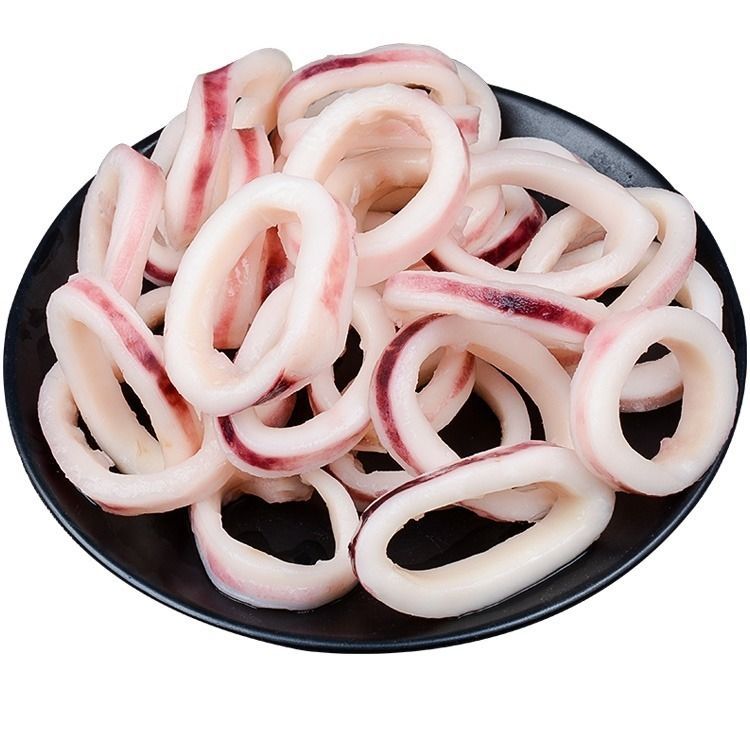 5斤包邮鲜冻鱿鱼圈鲜鱿鱼新鲜鱿鱼花饭店火锅烧烤冷冻鱿鱼