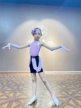 新款无袖少儿拉丁舞服女儿童练功服练习服套装演出舞蹈服装