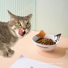 猫碗陶瓷宠物狗狗用品狗碗单碗狗盆猫咪食盆泰迪狗幼猫饭盆猫粮碗